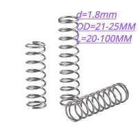 在飛比找蝦皮購物優惠-【XCF】SUS304彈簧1.8mm*21-25mm長20-