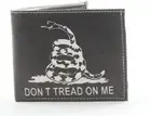 "Don't Tread On Me" Vegan Leather Bi-fold Wallet