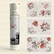 Rub on Transfers for Furniture and Crafts | 3 Design Sheets 11” x 17” Each | Home Décor Transfers | Furniture and Craft Decals | by (Spring in Marseille)