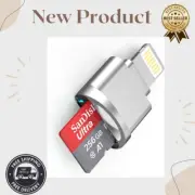 Micro SD Card Reader for Iphone Ipad,[Mfi Certified] Lightning to Micro SD/TF Ca