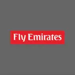 阿聯酋航空 FLY EMIRATES 紅色 LOGO橫幅字樣 防水3M貼紙 筆電 行李箱貼 120X30MM