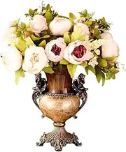 Flower Vase Vintage Large Vases Resin Cylinder Vases for Centerpieces Decorative Vase Shelf Decor Home Decor Floor Ornaments for Weddings, Living Room, Bedroom, Mantle (Color : Set a)
