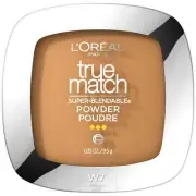 L'Oreal Paris True Match Super-Blendable Pressed Powder Makeup, W7 Medium Deep