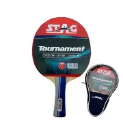 Beginner ITTF Approved Rubber Tournament Table Tennis Racquet Multicolour 156 GM