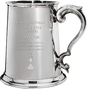 I LUV LTD 1 Pint Tankard for Everton Football Club Premiership & 1st Division English Football Titles Pewter Beer Mug