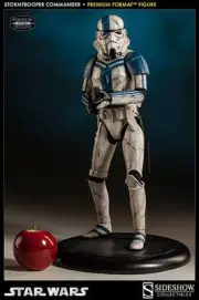SIDESHOW STAR WARS STORMTROOPER COMMANDER 1/4 SCALE PREMIUM FORMAT STATUE NEW
