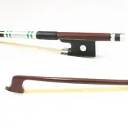Violin bow 4/4 Size Advanced Pernambuco Natural Mongolia Horsehair Green winding