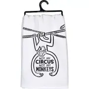 Primitives by Kathy Not My Monkeys Dish Towel 112279 New