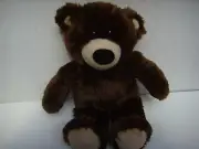 15" Build-A-Bear NWOT Plush Dark Brown Lil Chocolate Cub Teddy Bear Retired