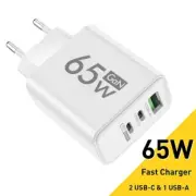 Fast Charging 65W USB Type C Charger EU KR PD 3.0 Quick Charge Phone Adapter