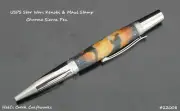 Handcrafted Star Wars Kenobi & Maul USPS Stamp Chrome Sierra Pen