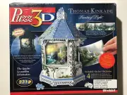 Wrebbit Thomas Kinkade The Gazebo Lights Up Puzz 3D Foam-Backed Puzzle - 231 Pcs