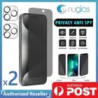 2x Screen Protector Nuglas Privacy Anti-Spy Glass For iPhone 16 Pro Max 16 Plus