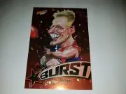 2016 AFL Select Footy Stars ORANGE STARBURST CARD SB43 BERNIE VINES MELBOURNE