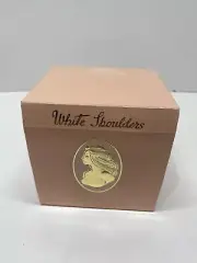 WHITE SHOULDERS by EVYAN DUSTING BODY BATH POWDER unopen