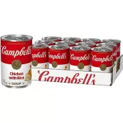 Campbell's Condensed Chicken with Rice Soup, 10.5 oz [12-Cans]