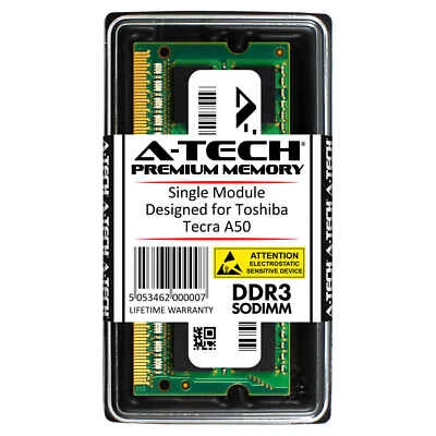 8GB PC3L-14900 Toshiba Tecra C50-B1503 A50 Memory RAM