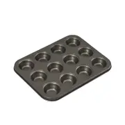 Bakemaster Non Stick 12 Cup Mini Muffin Pan 26x20x2cm