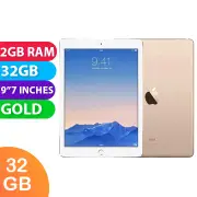 Apple iPad AIR 2 Wifi + Cellular (32GB, Gold) - Grade (Excellent)