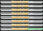 True Temper Dynamic Gold 120 .355 Taper Steel Iron Shaft X100 Flex 3-PW Set of 8