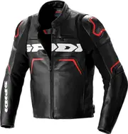 Spidi Evorider 2, leather jacket , color: Black/Red , size: 56