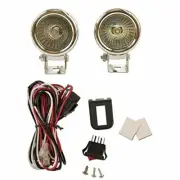 Mini 2" Chrome Fog Lamp Driving Lights Custom Hot Rat Street Rod Chevy Ford New