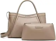 [NEWBELLA] Kelly Tote Bag for Women, Vegan Leather Hobo Bag with Shoulder Strap, Handbags & Crossbody bags Matching Purse