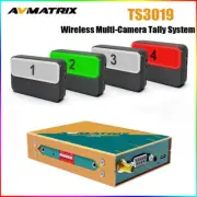 AVMATRIX TS3019 200m Wireless Multi-Camera Tally System with 4Pcs Tally Lamp Box