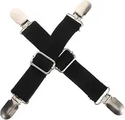 1 Pair Pants Leg Fixer Seat Cushion Straps Elastic Pant Stirrups Women's Mattress Covers Straps Motorcycle Jeans Trousers Clips Motorcycle Trousers Stirrups Curtain Clips Cloth