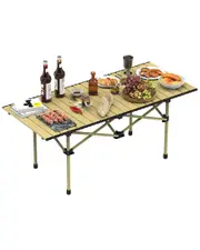 Fresh Fab Finds Heavy Duty Folding Camping Table with Carry Bag