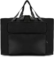 Lightweight Art Portfolio Bag 26 x 20 Inches Waterproof Nylon Art Storage Bag with Shoulder Strap and Handle for Photo Storage Drawing Supplies Portfolio Art Portfolio Diamond Art Light Board