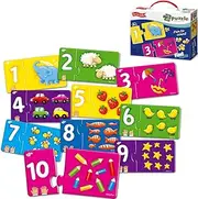Jigsaw Puzzles for Kids 10 in 1 Double Puzzle Fun to Count Early Educational Toys, Montessori Puzzle for Baby Age 2 3 4 Years Olds + Gift Birthday All Occasions