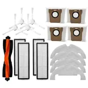 For Xiaomi Robot Vacuum X10 Robotic Vacuum Cleaner Hepa Filter Mop Cloth Rags Dust Bags Replacement As shown