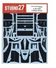 Studio27 1/20 Braun Tyrrell 020 Carbon Decal for Tamiya kits