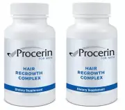 Procerin For Men Natural Supplement DHT Blocker Regrowth Hair Loss - 2 Bottles