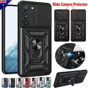 For Samsung S25 S24 FE S23 S22 S21 Ultra Plus Shockproof Ring Case Camera Cover
