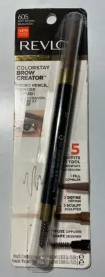 Revlon Colorstay Brow Creator Micro Pencil & Powder Brush #605 Soft Brown