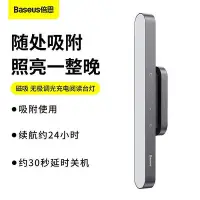 在飛比找Yahoo!奇摩拍賣優惠-Baseus倍思磁吸調光充電閱讀檯燈臥室宿舍書桌學習護眼燈l