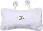 YUET Anti-Slip Non-Slip Bathtub Pillow Home Spa Bath Inflatable Cushion Head Neck Back Shoulders Rest Relax Suction Cup Bathroom Support for Hot Tub Luxurious Headrest