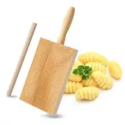 Gnocchi Boards and Ravioli Rolling Pin Wood Gnocchi Pasta Making Tools Curved...