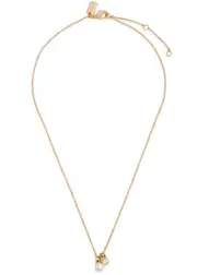 Coach Pearl and Crystal-embellished Necklace - Gold - One Size One Size