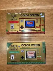 Brand New Nintendo Game and Watch: The Legend of Zelda & Super Mario Bros Lot