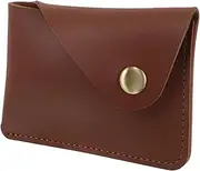 [GALPADA] Vintage Fake Leather Mini Coin Pouch Slim Credit Card Holder Wallet Id Card Organizer Business Case Cash Holder for Women Men