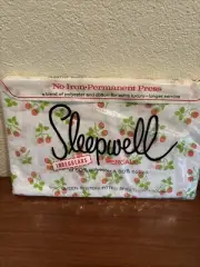 Vintage SLEEPWELL Peracle Queen Bottom Fitted Sheet 60x80