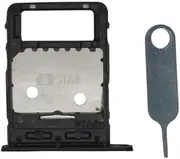 SIM Card Tray SIM Holder Micro SD Slot Plate Replacement Part for Samsung Galaxy Tab S6 Lite 10.4" P610 P615 (Black)