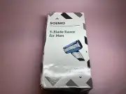 Solimo 5-Blade MotionSphere Razor for Men with Dual Lubrication and Prec