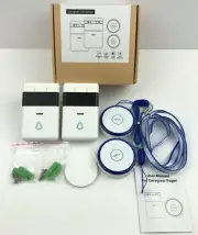 Caregiver Pager, SOS Alert Button Nurse Call System for Seniors, Patients 2-Pack