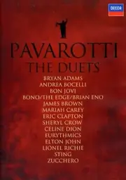 The Duets Luciano Pavarotti DVD With Bon Jovi Celine Dion Mariah Carey Sting NEW