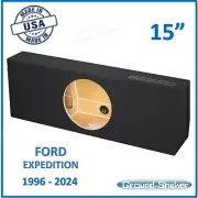 Ford Expedition 1996-2024 15" Sealed Sub Box Subwoofer Enclosure Speaker Box