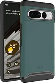 TUDIA DualShield Designed for Google Pixel 7 Pro Case, [Merge] Shockproof Dual Layer Military Grade Slim Heavy Duty Protection for Pixel 7 Pro Phone Case Cover (Hunter Green)